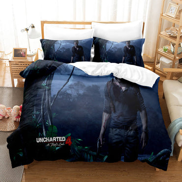 Uncharted Pattern Bedding Sets Quilt Covers Without Filler (Online Order Only)