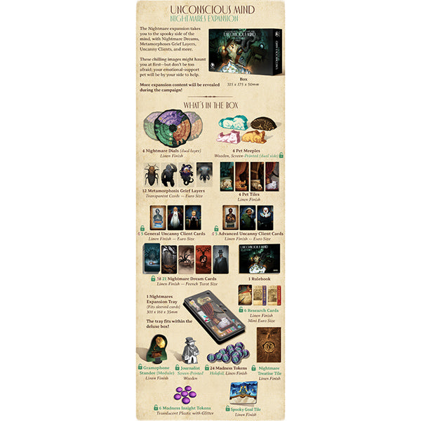Unconscious Mind: Nightmares Expansion (ONLINE ORDER ONLY)