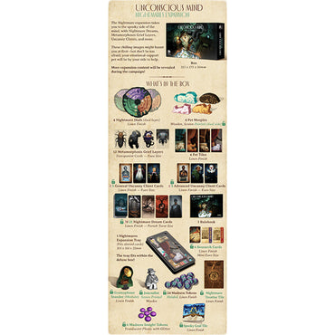 Unconscious Mind: Nightmares Expansion (ONLINE ORDER ONLY)