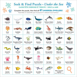 Under the Sea 100 Piece Seek & Find Jigsaw Puzzle Peter Pauper