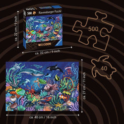 Under the Sea 500 Piece Wood Jigsaw Puzzle Ravensburger (ONLINE ORDER ONLY)