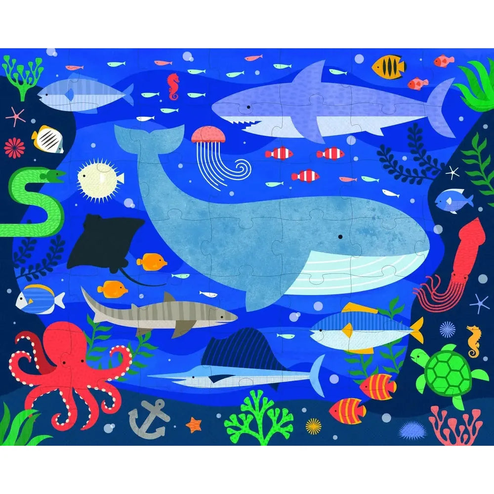 Under the Sea "On-the-Go" 49 Piece Double-Sided Jigsaw Puzzle Chronicle (ONLINE ORDER ONLY)