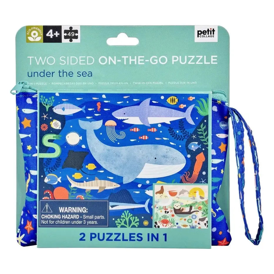 Under the Sea "On-the-Go" 49 Piece Double-Sided Jigsaw Puzzle Chronicle (ONLINE ORDER ONLY)