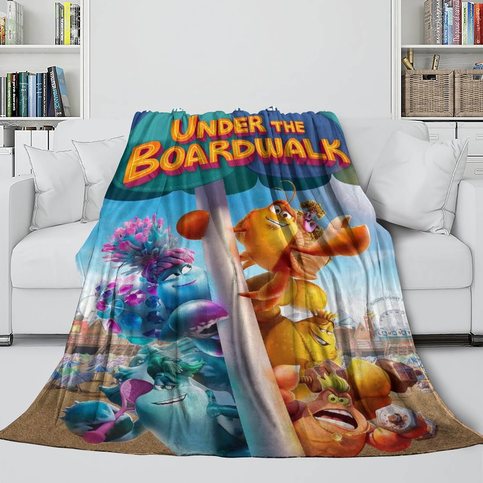 Under The Boardwalk Blanket Flannel Fleece Throw Room Decoration (Online Order Only)