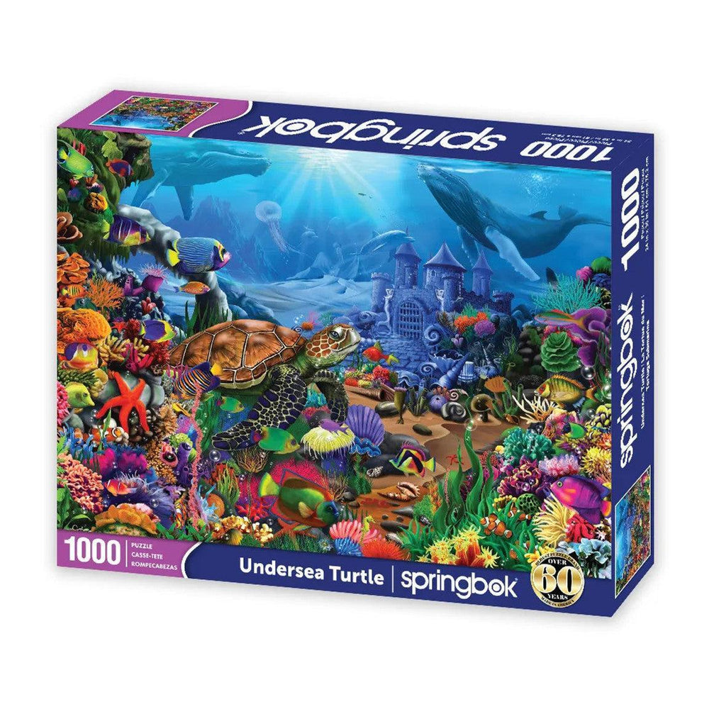 Undersea Turtle 1000 Piece Jigsaw Puzzle Springbok (ONLINE ORDER ONLY)
