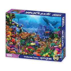 Undersea Turtle 1000 Piece Jigsaw Puzzle Springbok (ONLINE ORDER ONLY)