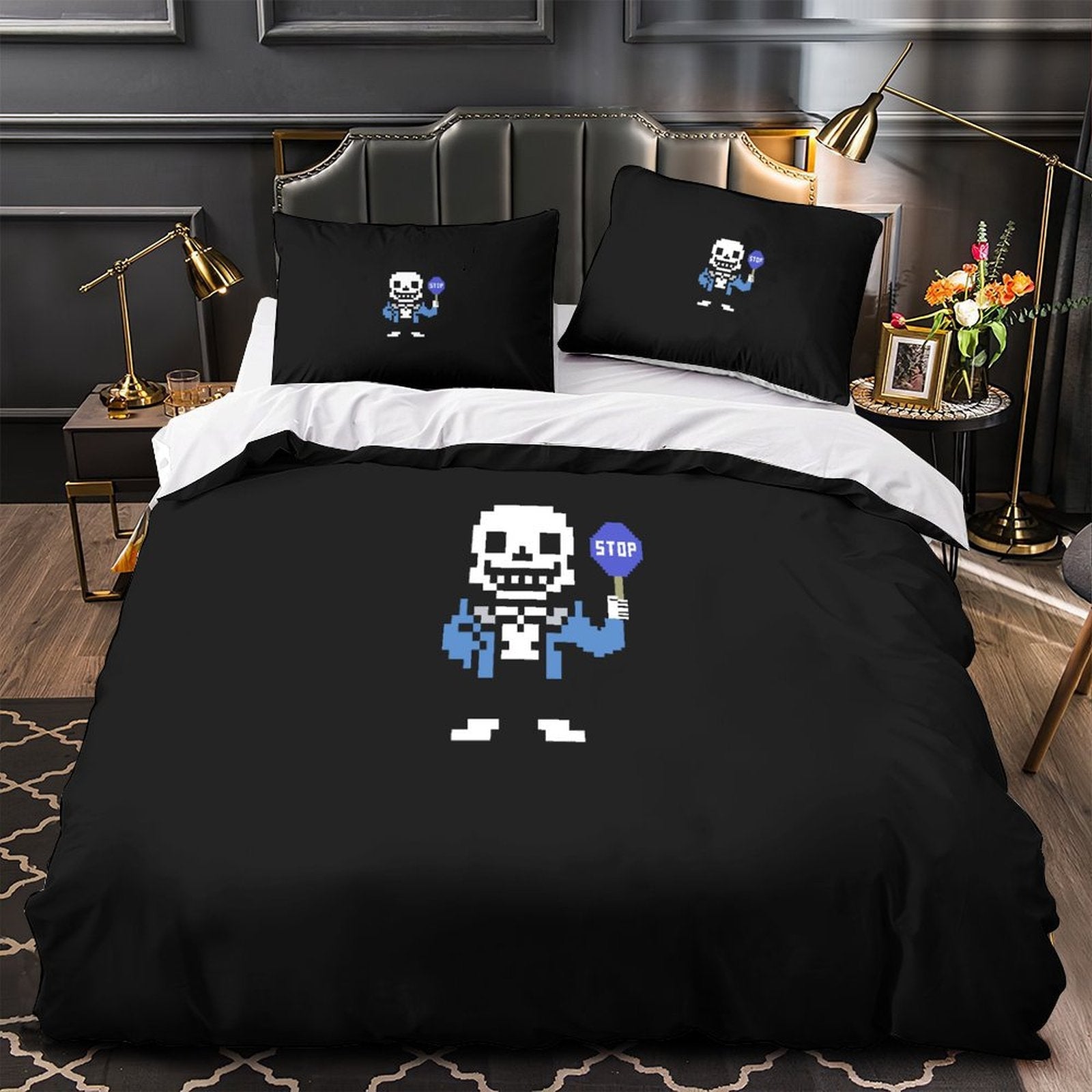 Undertale Bedding Set Pattern Quilt Cover Without Filler (Online Order Only)