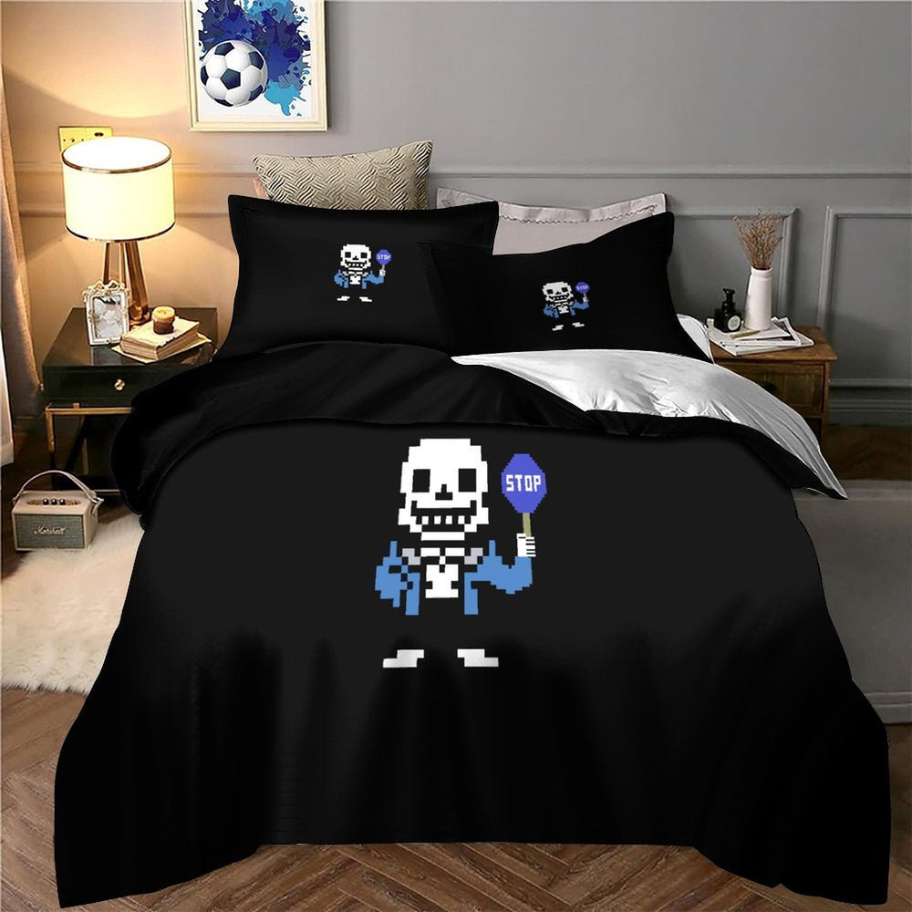 Undertale Bedding Set Pattern Quilt Cover Without Filler (Online Order Only)