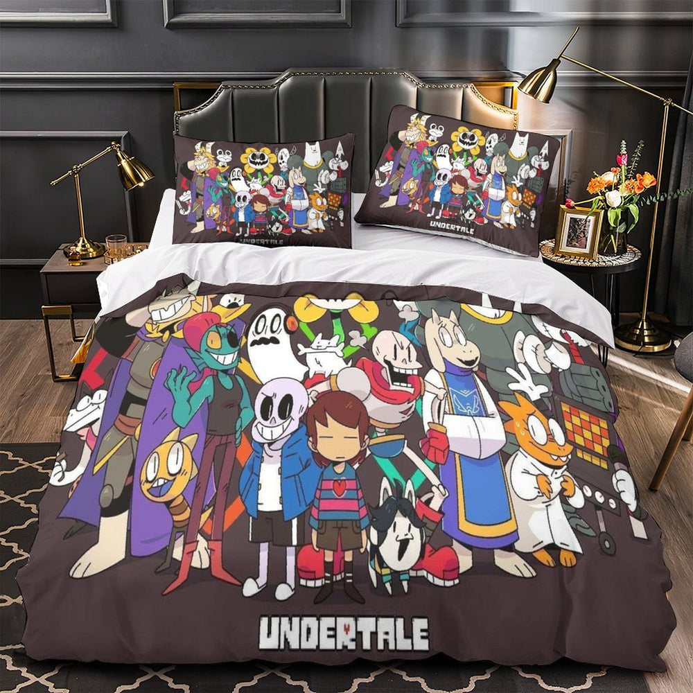 Undertale Bedding Set Pattern Quilt Cover Without Filler (Online Order Only)