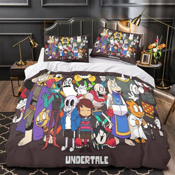 Undertale Bedding Set Pattern Quilt Cover Without Filler (Online Order Only)
