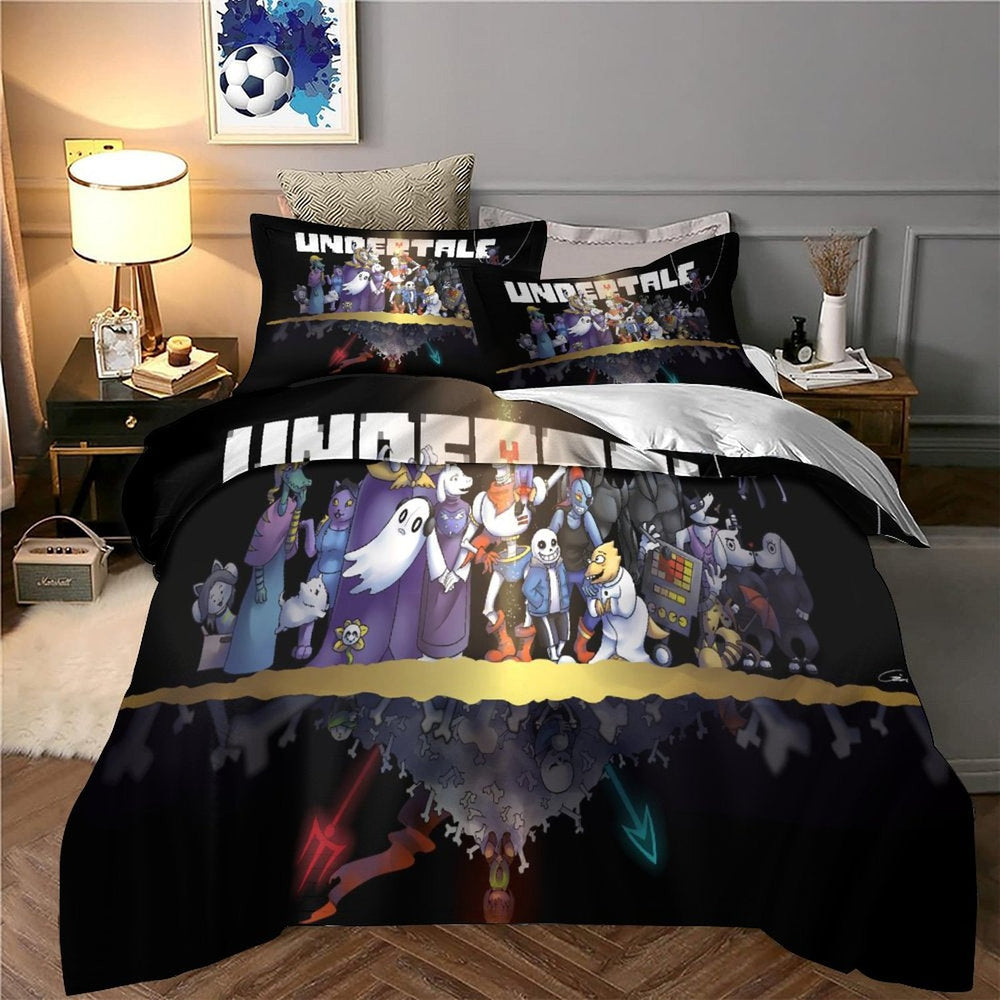 Undertale Bedding Set Pattern Quilt Cover Without Filler (Online Order Only)