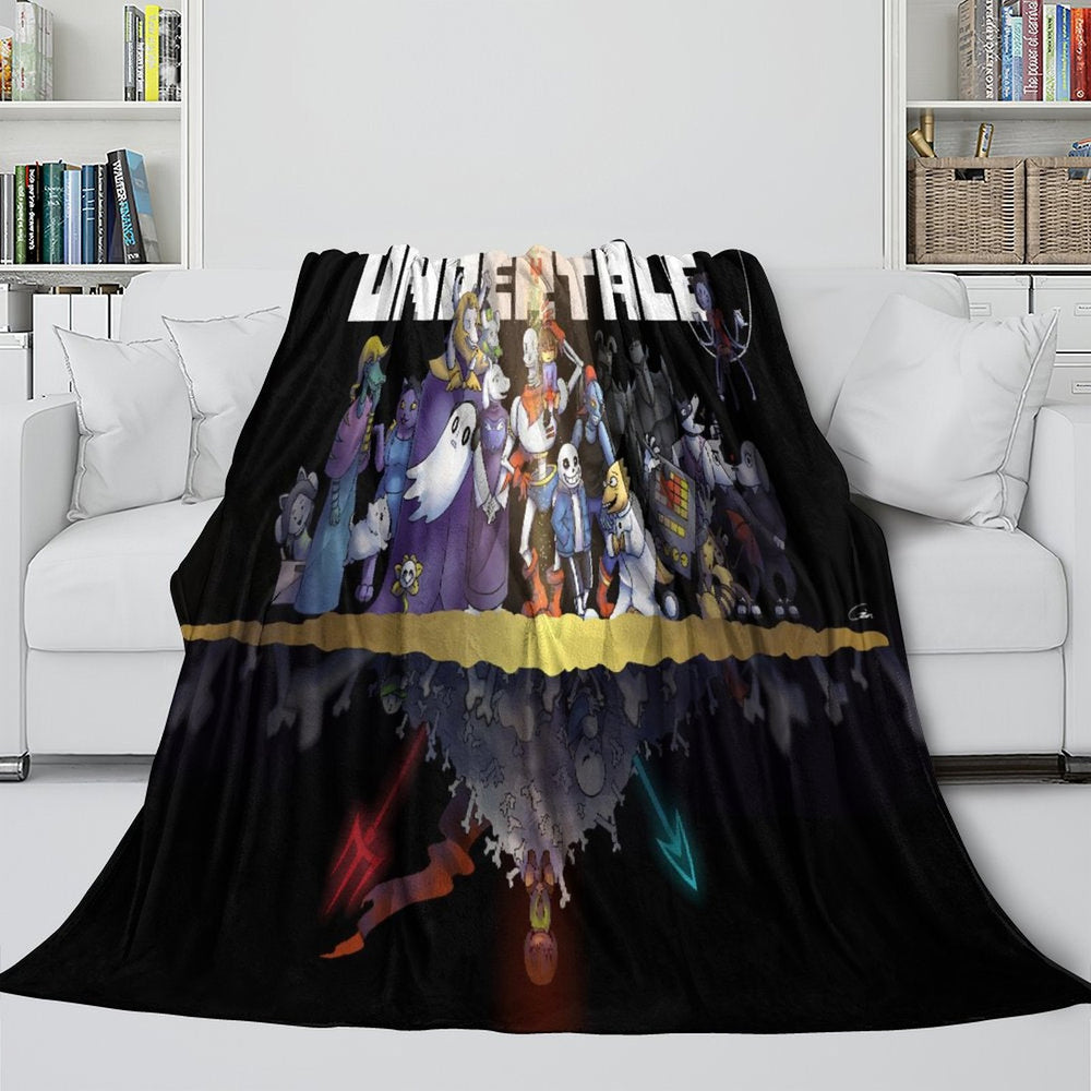 Undertale Blanket Flannel Fleece Throw Room Decoration (Online Order Only)