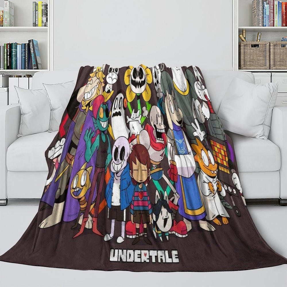 Undertale Blanket Flannel Fleece Throw Room Decoration (Online Order Only)