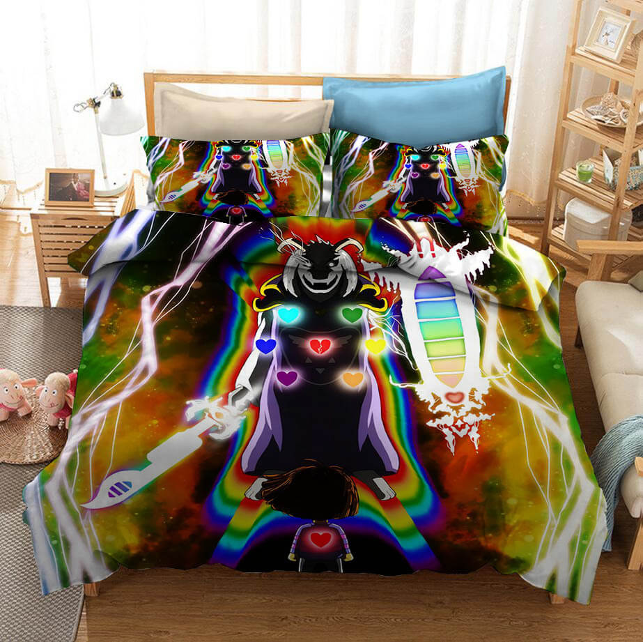 Undertale Sans Cosplay 3 Piece Bedding Set Quilt Cover (Online Order Only)
