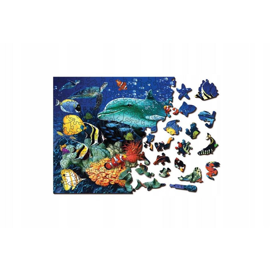 Underwater Adventures 200 Piece Wood Jigsaw Puzzle Wooden City (ONLINE ORDER ONLY)