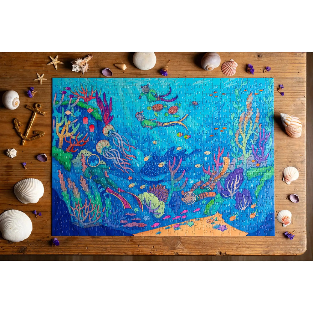 Underwater Exploration 500 Piece Premium Jigsaw Puzzle Trevell (ONLINE ORDER ONLY)