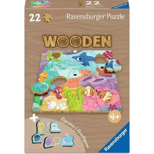 Underwater Friends 22 Piece Wooden Jigsaw Puzzle Ravensburger