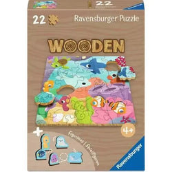Underwater Friends 22 Piece Wooden Jigsaw Puzzle Ravensburger