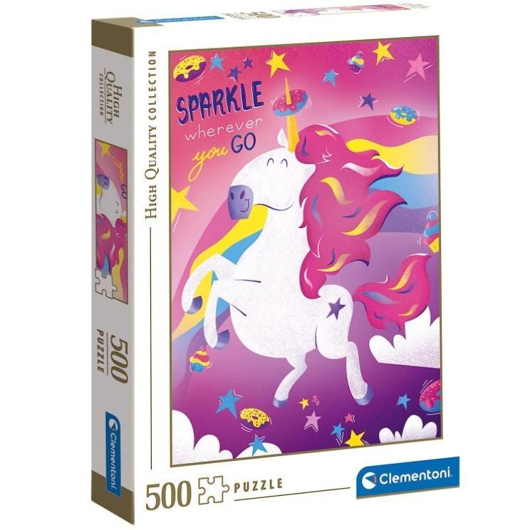 Unicorn "Fantastic Animals" 500 Piece Jigsaw Puzzle Clementoni (ONLINE ORDER ONLY)