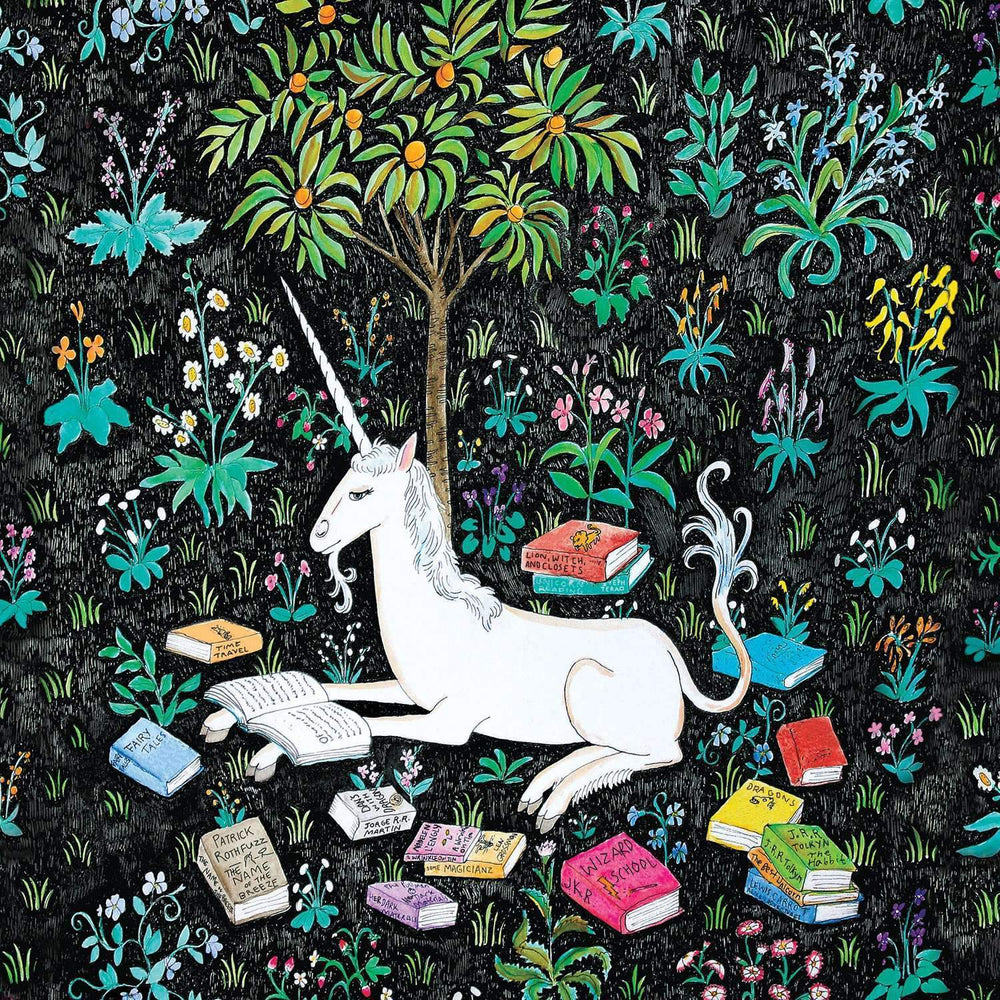 Unicorn Reading 500 Piece Jigsaw Puzzle Mudpuppy (ONLINE ORDER ONLY)
