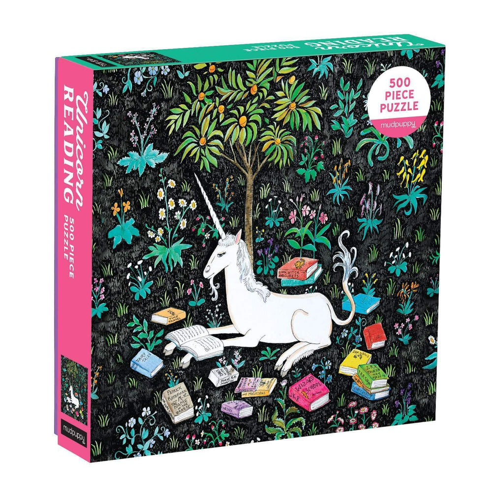 Unicorn Reading 500 Piece Jigsaw Puzzle Mudpuppy (ONLINE ORDER ONLY)