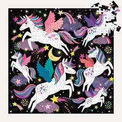 Unicorns Illuminated 300 Piece Glow in the Dark Jigsaw Puzzle Mudpuppy (ONLINE ORDER ONLY)