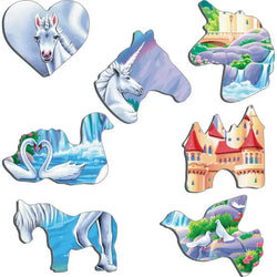 Unicorns Under the Rainbow 32 Piece Tray Jigsaw Puzzle Larsen