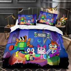 Unikitty Bedding Set Quilt Duvet Cover Bedding Sets Kids Birthday Gift (Online Order Only)