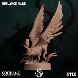 3D Printed Sordane Publishing Unilance Hare 28 32mm D&D (Online Only)