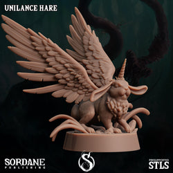 3D Printed Sordane Publishing Unilance Hare 28 32mm D&D (Online Only)