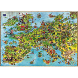 United Dragons of Europe 4000 Piece Jigsaw Puzzle Heye (ONLINE ORDER ONLY)