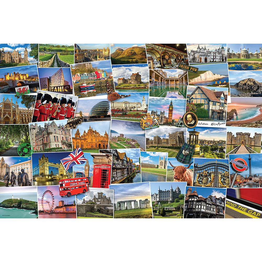 United Kingdom Globetrotter 1000 Piece Jigsaw Puzzle Eurographics (ONLINE ORDER ONLY)