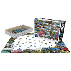 United Kingdom Globetrotter 1000 Piece Jigsaw Puzzle Eurographics (ONLINE ORDER ONLY)