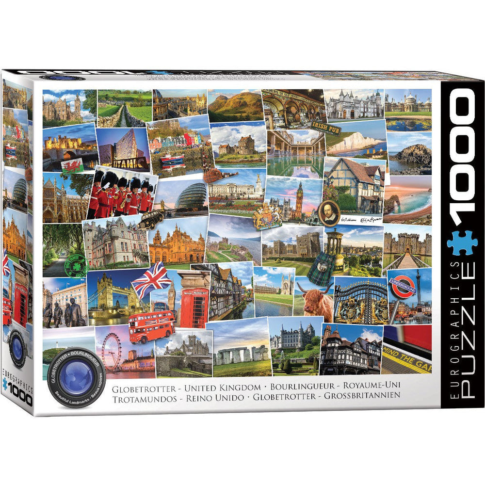 United Kingdom Globetrotter 1000 Piece Jigsaw Puzzle Eurographics (ONLINE ORDER ONLY)