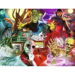 Universal Classic Movie Monsters 2000 Piece Jigsaw Puzzle Ravensburger