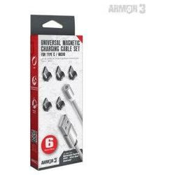 Universal Magnetic Charging Cable Set 6 Pcs