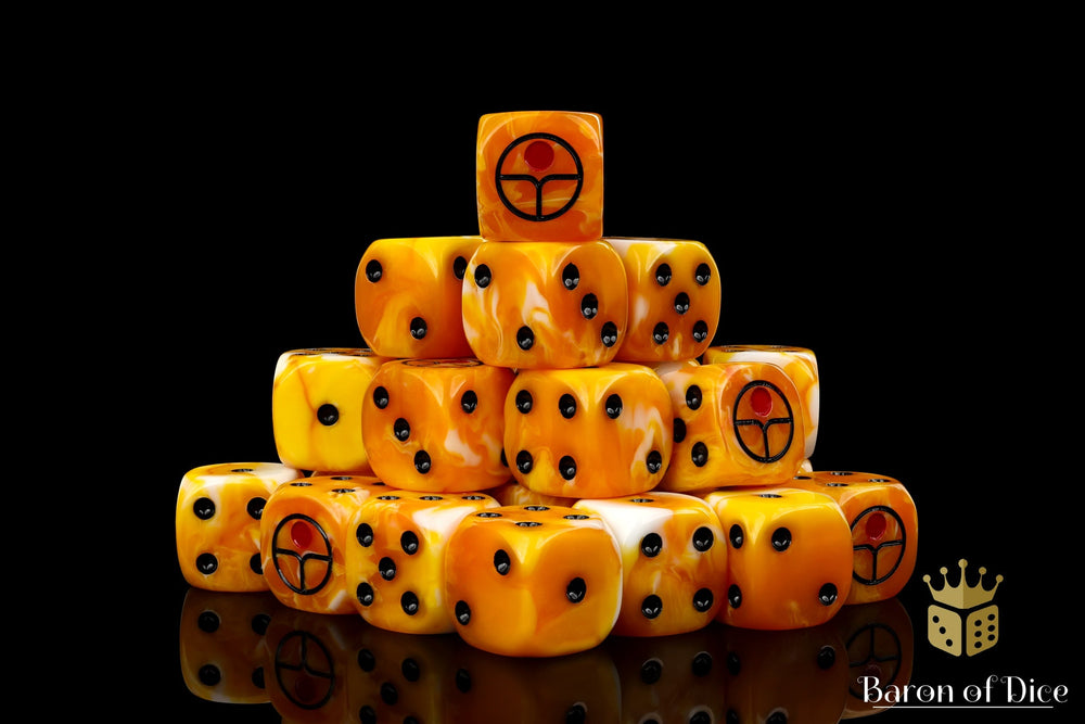 Universal Peace Dice - Ochre (ONLINE ORDER ONLY)