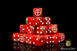 Universal Peace Dice - Red (ONLINE ORDER ONLY)