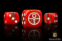 Universal Peace Dice - Red (ONLINE ORDER ONLY)