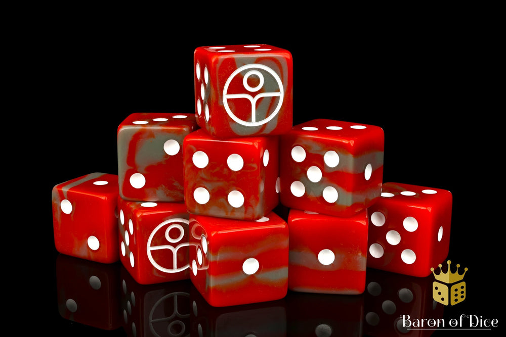 Universal Peace Dice - Red (ONLINE ORDER ONLY)