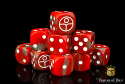 Universal Peace Dice - Red (ONLINE ORDER ONLY)