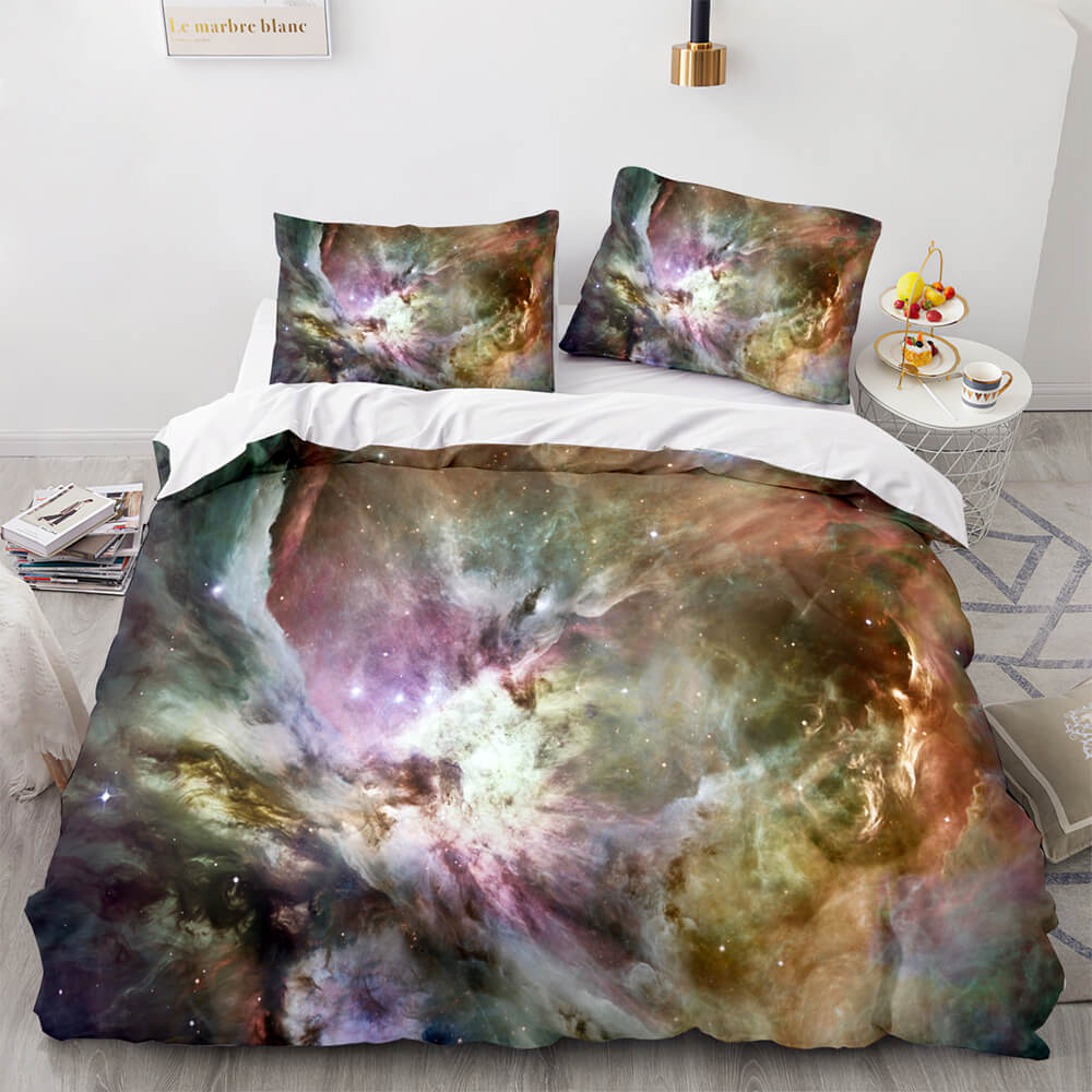 Universe Sky Outer Space 3 Piece Bedding Set Quilt Covers (Online Order Only)
