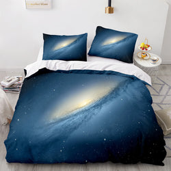 Universe Sky Outer Space 3 Piece Bedding Set Quilt Covers (Online Order Only)