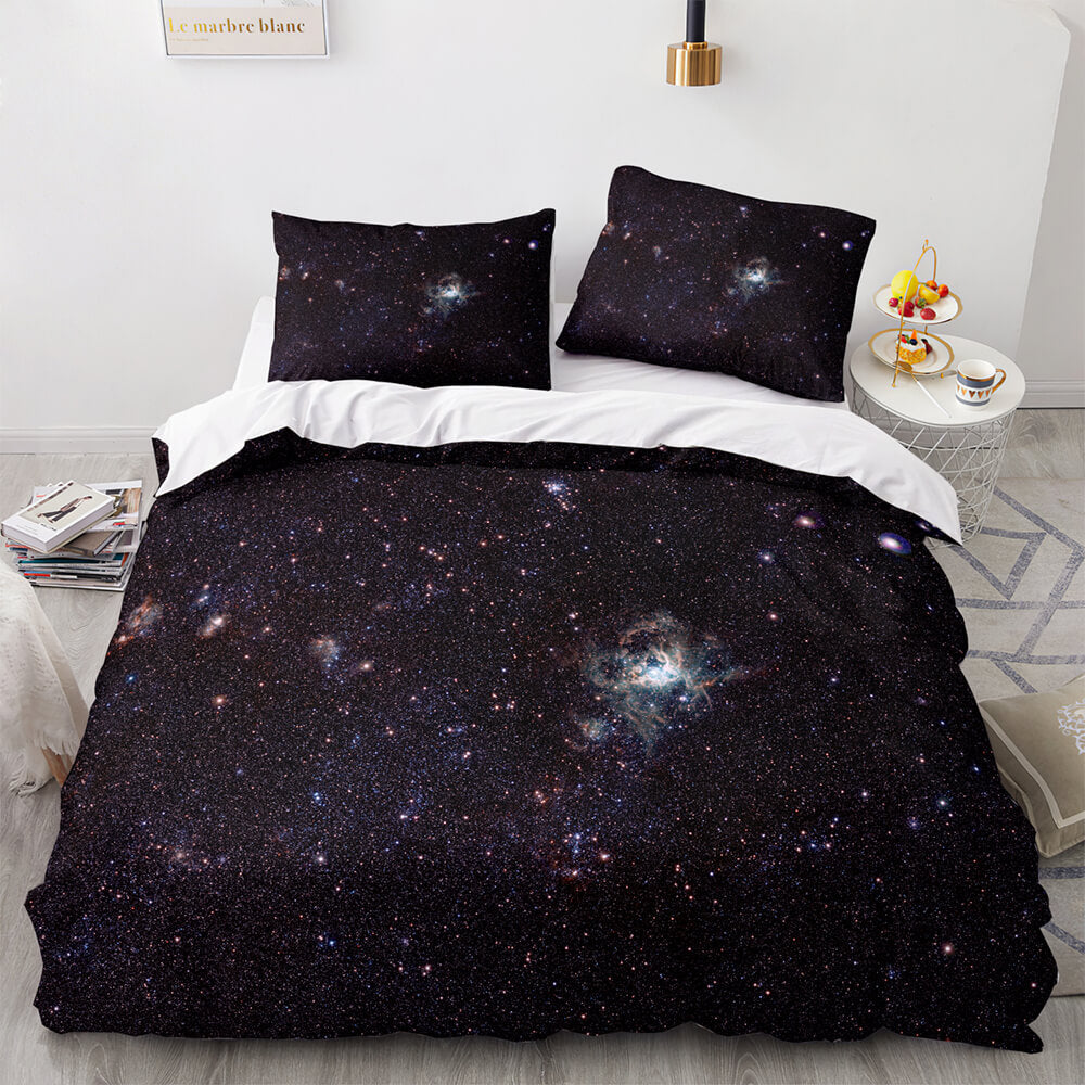 Universe Sky Outer Space 3 Piece Bedding Set Quilt Covers (Online Order Only)