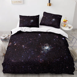 Universe Sky Outer Space 3 Piece Bedding Set Quilt Covers (Online Order Only)