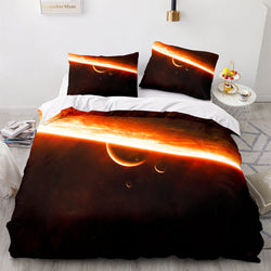 Universe Sky Outer Space 3 Piece Bedding Set Quilt Covers (Online Order Only)