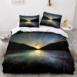Universe Sky Outer Space 3 Piece Bedding Set Quilt Covers (Online Order Only)