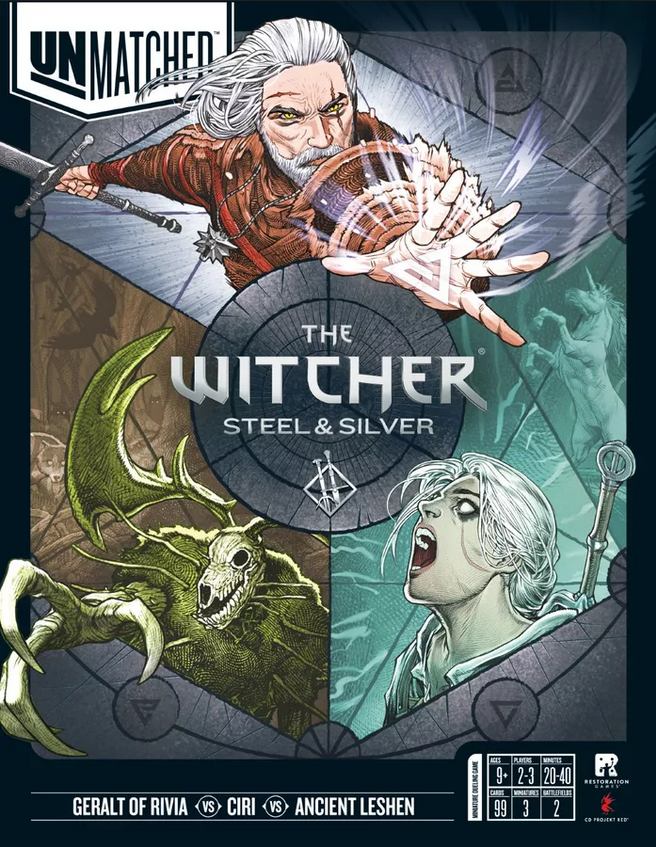 Unmatched: The Witcher – Steel and Silver (ONLINE ORDER ONLY)