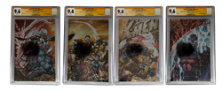 [TRIPLE SIGNED CGC YELLOW LABEL 4 PACK FOIL] X-Men 1991 #1 Facsimile Jim Lee | Claremont |  Williams Cover Var [Set #2] (ONLINE ORDER ONLY)