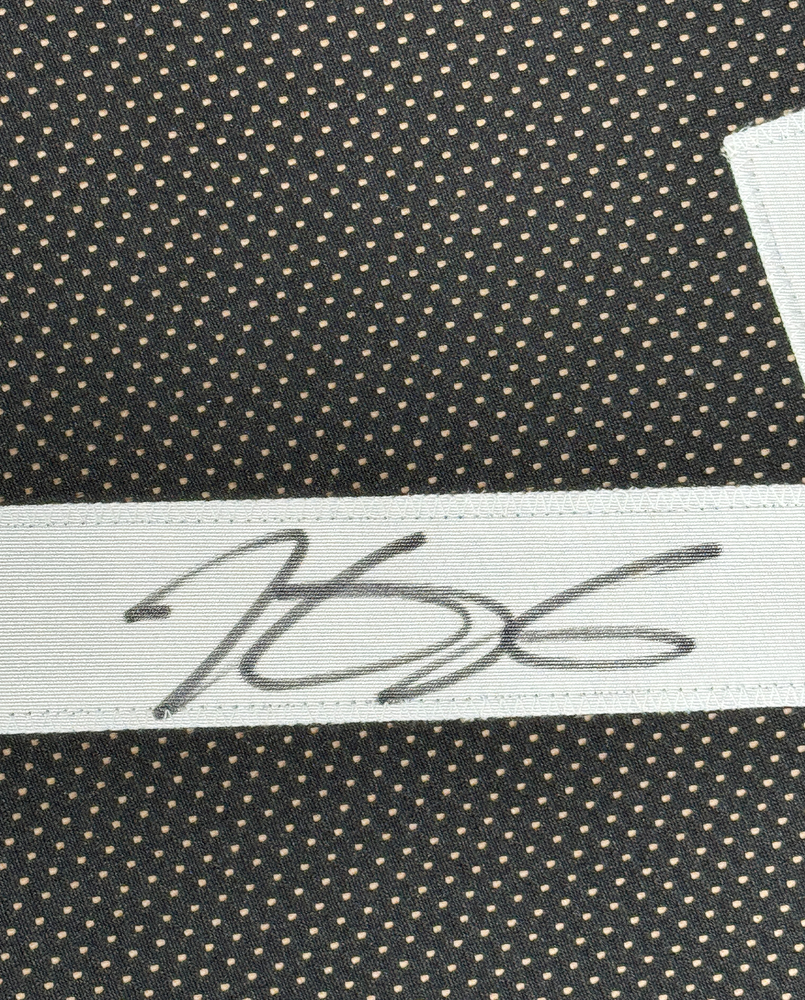 Framed Autographed/Signed Kevin Durant 35x39 Houston Black Basketball Jersey Beckett BAS COA